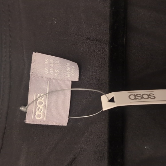 NWT Asos Long Sleeve Sequin Mini Wrap Dress - Picture 7 of 10